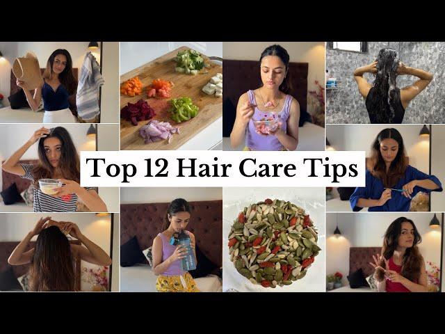 Top 12 HAIR CARE Tips: For Healthy, Long & Strong Hair || Garima Verma ||