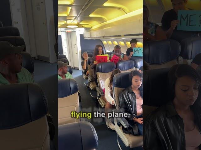 Pilot proposes over intercom! ️