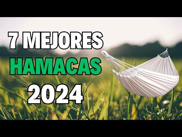  Las 7 MEJORES HAMACAS de VIAJE 2024  HAMACAS para CAMPING BARATAS