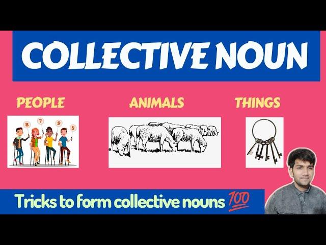 Collective Nouns in English grammar || Collective nouns tricks and examples