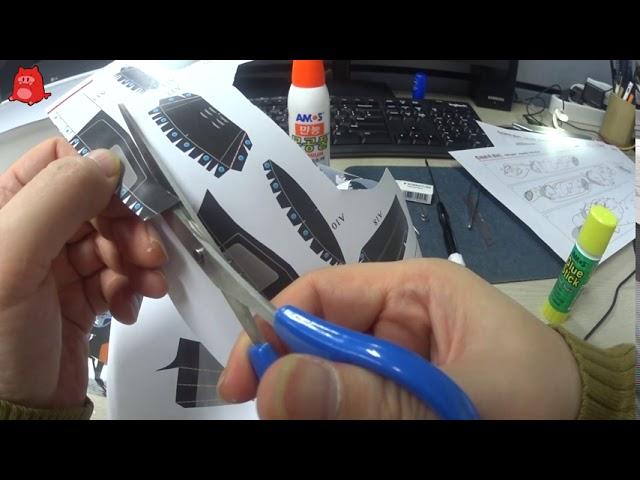 페이퍼크래프트(Paper Craft) 헬리콥터(Helicopter) 제작영상 제2편