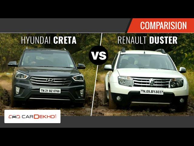 Hyundai Creta vs Renault Duster | The Perfect SUV Face-off | Comparison