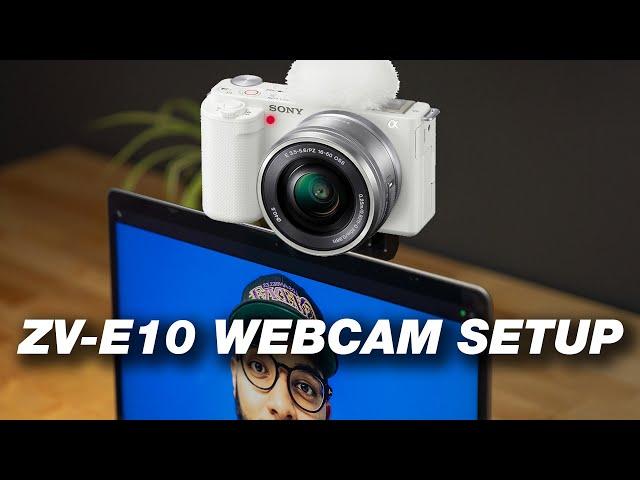 Sony ZV-E10 Live Streaming Setup (Webcam Tutorial)