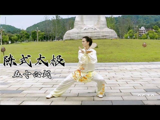 陈式太极56式，全套演示