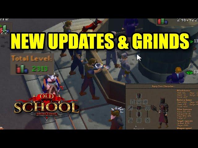 Oldschool RSPS: *HUGE Updates & Grinds* We are SO CLOSE to Max Cape! +$50 Bond G/A