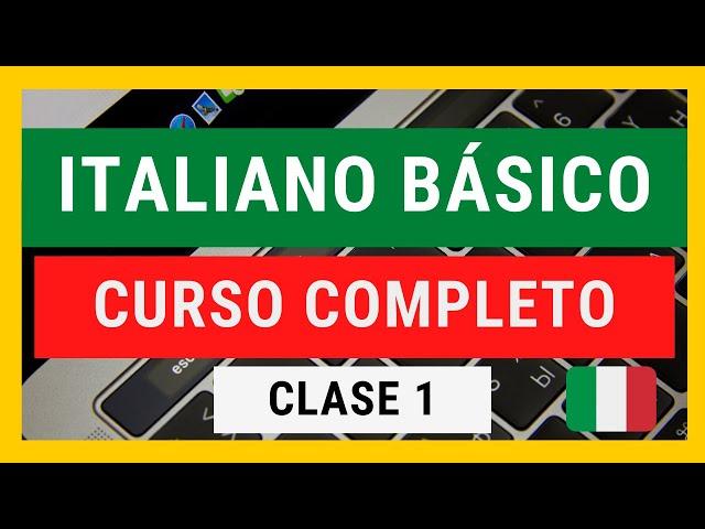  CURSO COMPLETO DE ITALIANO BASICO para principiantes #clase 1 #aprendeitaliano #tendencias