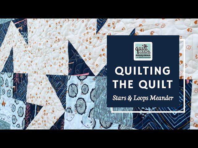 Easy Star & Loop Meander - Quilting Stitch Tutorial