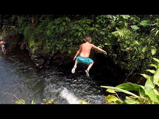 THE ROAD TO HANA!! CLIFF JUMPING, BLACK ROCK BEACH, and BAMBOO FOREST!!