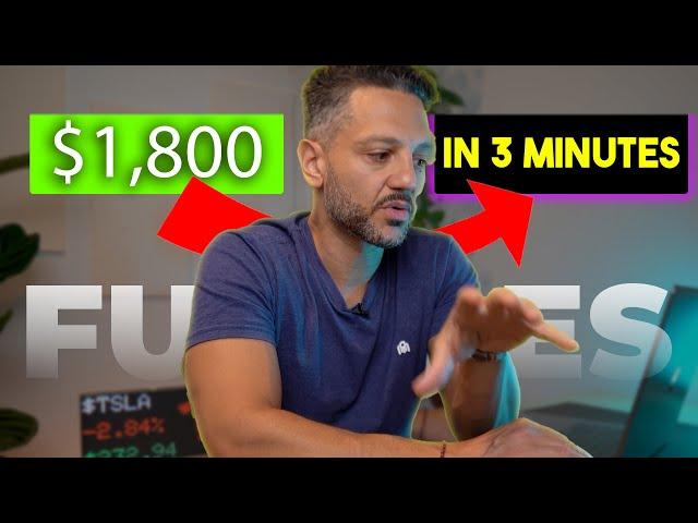 Watch Me Make $1,800 Trading Futures LIVE in a Small Account