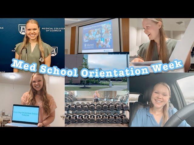 Medical School Orientation Week Vlog 🩺 // orientation at MCG