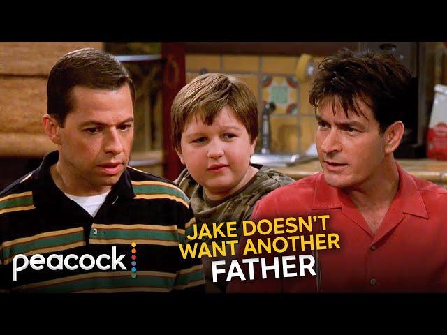 Two and a Half Men | Jake Runs Away To Live at Charlie’s So His Mom Won’t Marry His Doctor