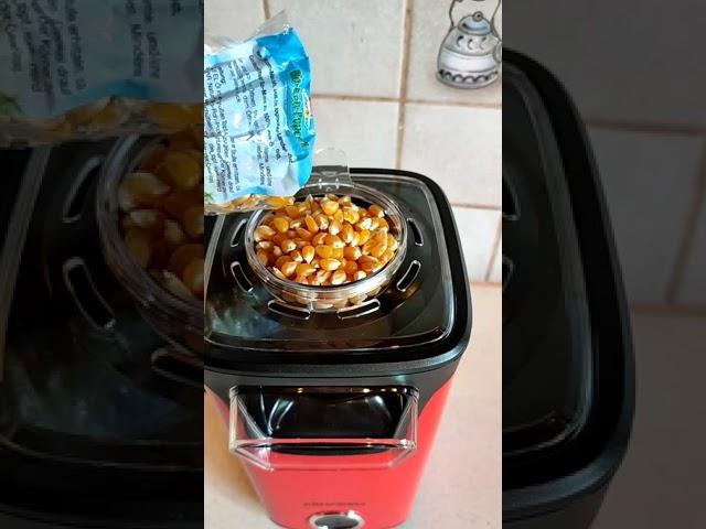 Popcorn, easy, quick and healthy. Popcorn machine from Amazon