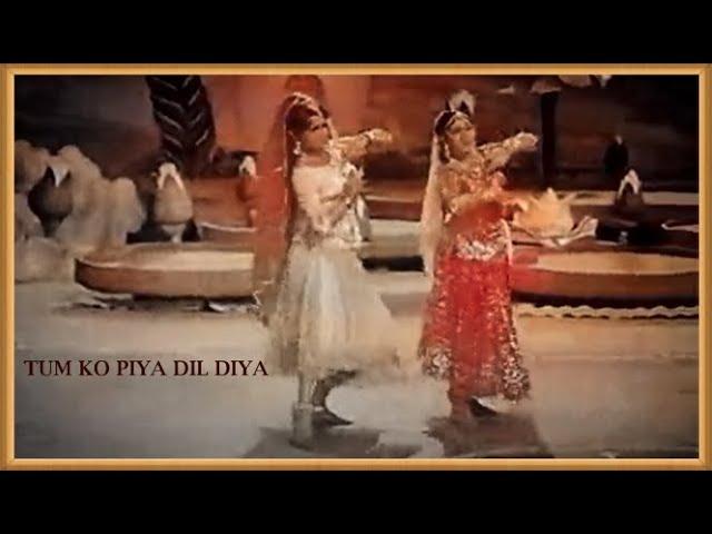 Tum Ko Piya Dil Diya | Helen - Ragini | Faruk Kaiser | G.S.Kohli | Shikari (1963)