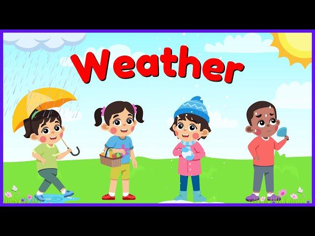 Kids Educational Videos | Kindergarten and Elementary English, Science,  Educational | Weather Types