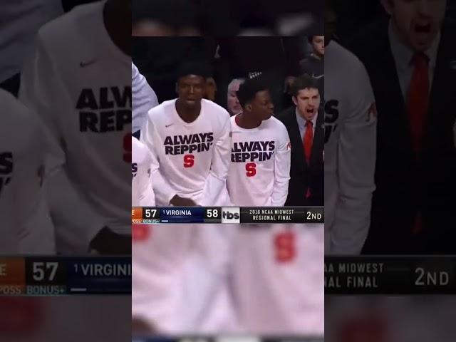 Syracuse's run to the 2016 Final Four  #shorts