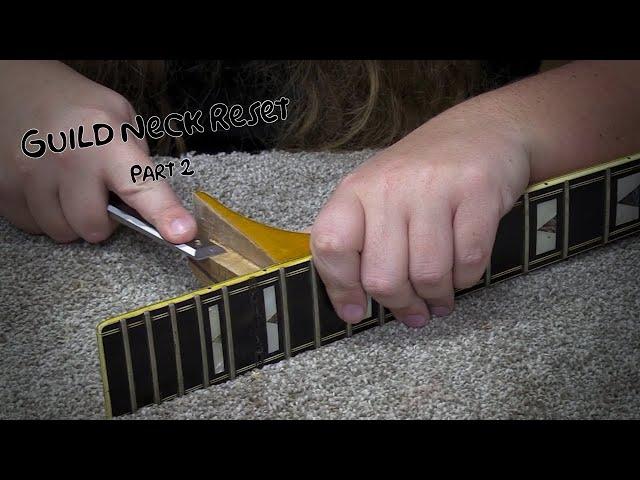 1972 Guild F50 Neck Reset Part 2