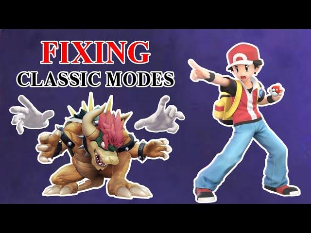 Fixing All Super Smash Bros Ultimate Classic Modes!