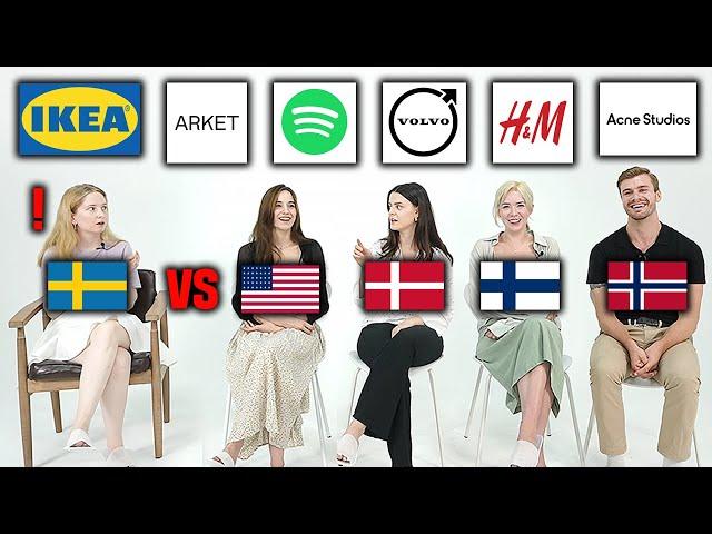 Swedish was Shocked by the Pronunciation of Swedish Brand Names in Nordic Countries!!