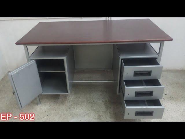 metal steel  office table | study table | working table | office desk | EP.502 | sri maari furniture