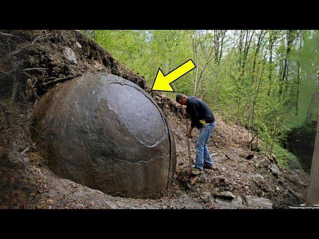 Excavator Busts Open Rock, Had No Idea What He's Done