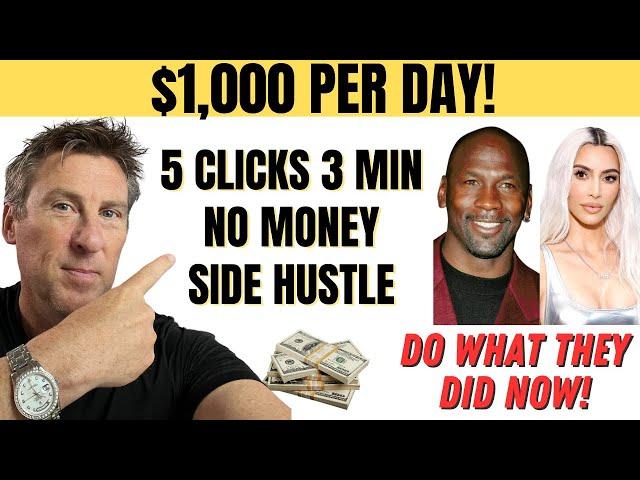 $25,000 Month BEST SIDE HUSTLE 2024!  Start 5 clicks NO MONEY without loan or grant