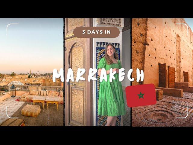 3 days in Marrakech | Travelling alone as a woman