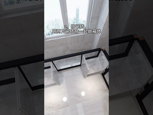 【装修知识】 94，瓷砖厨柜的做法方案参考