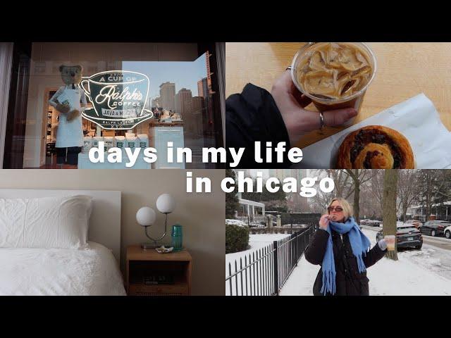 DAY IN MY LIFE | chicago winter, being productive, making friends in your 20's & shopping