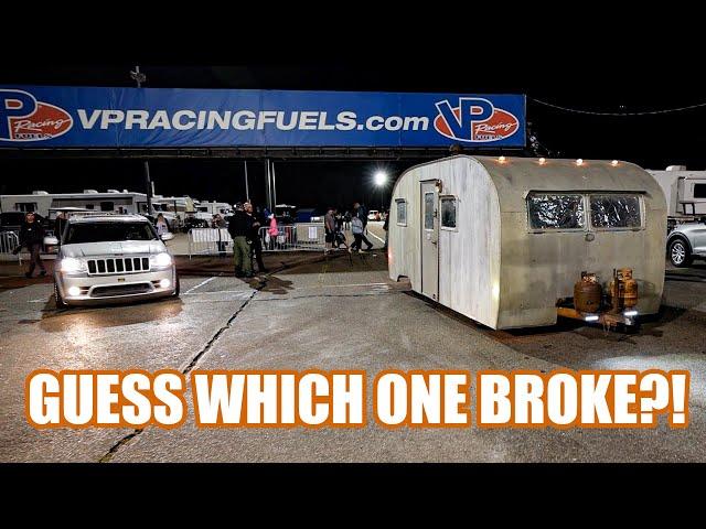 JEEPER SLEEPER VS AIR SCREAM CAMPER CAR - Rockingham Dragway