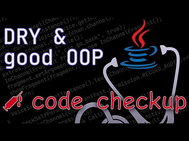 DRY makes your code 500% better · intermediate Java code review