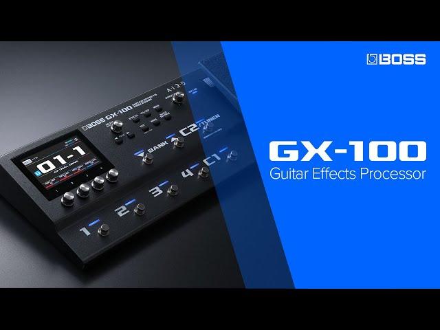 BOSS GX-100 Guitar Effects Processor with Color Touch Display