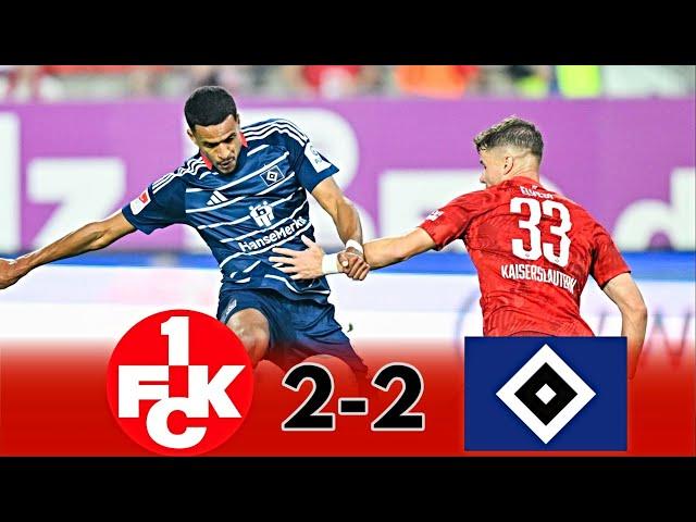 Kaiserslautern HSV 2-2 Highlights 2024