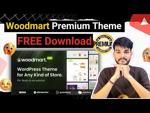 WoodMart Theme Free Download ~ Woodmart Theme Customization/Tutorial Hindi | WooCommerce Theme Free