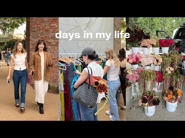 closet clean out, pumpkin bread, hosting a clothing swap (vlog)