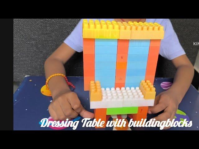 Satisfying DIY blocks Dressing table|Buildingblocks Dressing table|Blocktoys|Blocks Dressing table