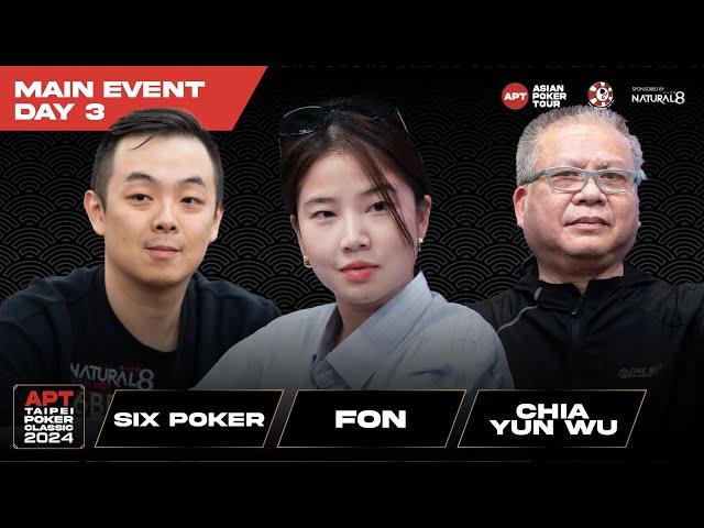 APT Taipei Poker Classic Main Event Day 3 - US$ 454,000 For First