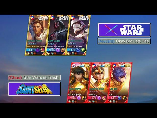 Star Wars Vs Saint Seiya Squad Trashtalkers! | They Said "Star Wars Are Trash?! " | Who Will Win?!