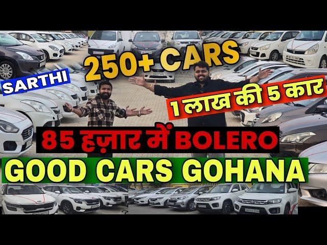 250+ Cars in Amazing Price | GOOD CARS GOHANA | Secondhand Cars In Cheapest Price #Goodcarsgohana