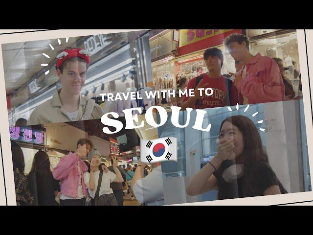 Travel with me to Seoul + meeting so many of you in Hongdae Street!  | Peder Elias Vlog