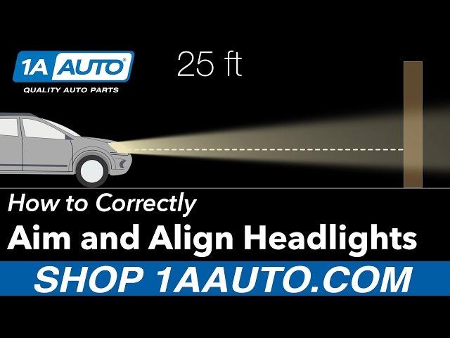 How to Aim and Align your Headlights Correctly