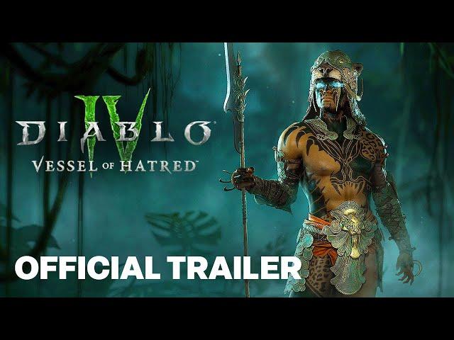 Diablo 4: Vessel Of Hatred - Official Spiritborn Class Gameplay Reveal Trailer