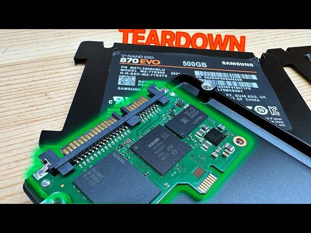 SAMSUNG 850 PRO 512GB vs 870 EVO 500GB - Teardown