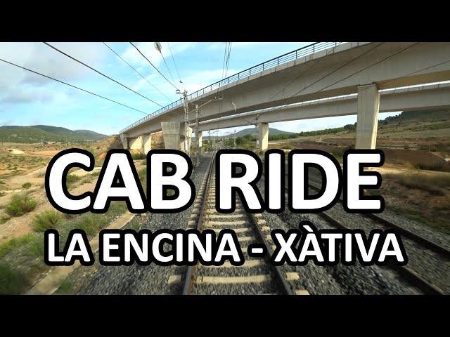 4K CAB RIDE RAIL VIEW TRAIN LA ENCINA LA PARRILLA XATIVA 2024 EN