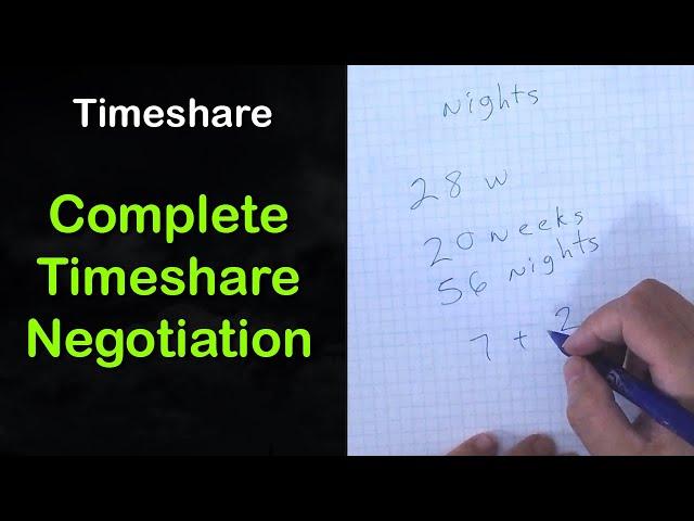 RCI Timeshare and timeshare sales presentation