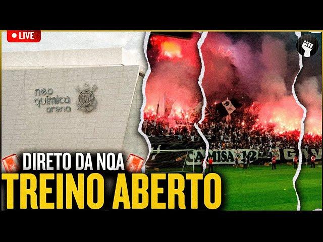 AO VIVO  TREINO ABERTO DO CORINTHIANS DIRETO DA NEO QUÍMICA ARENA