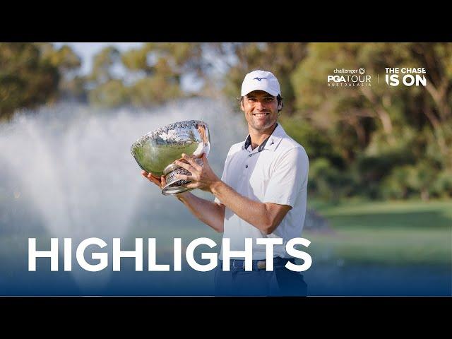 Simon Hawkes wins WA Open | Round 4 | Challenger PGA Tour of Australasia