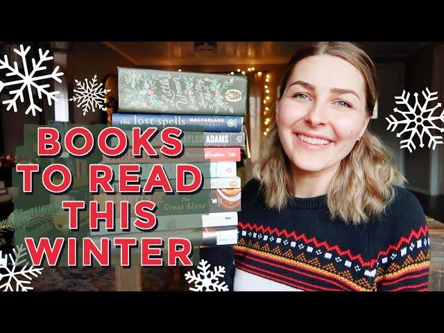 WINTER READING RECOMMENDATIONS // cozy, cold, atmospheric, snowy books // Bookmas Day 3