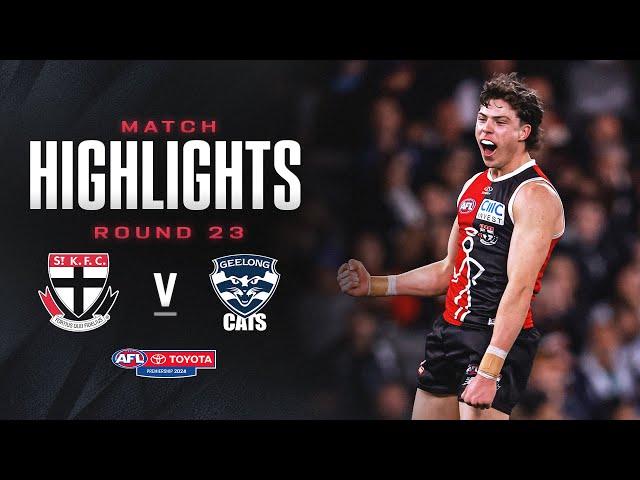 St Kilda v Geelong Highlights | Round 23, 2024 | AFL