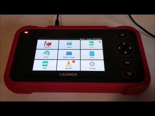 Review Overview Android 7 LAUNCH Creader123i Code OBD2 Scan Tool with ABS and SRS
