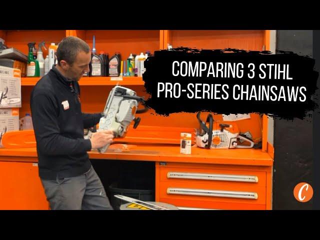 Comparing Professional-Grade Stihl Chainsaws | MS 362 VS 462 VS 400C